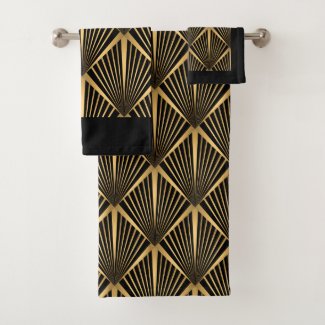 Art Deco Back And Gold