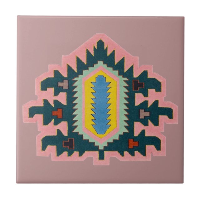 Art Deco Backsplash Ceramic Tile (Front)