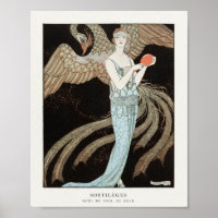 Art Deco Barbier Fashion Illustration 