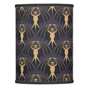 Art Deco Bat Pattern Lamp Shade