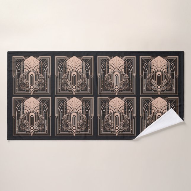 Art Deco Bath Towel (Bath Towel)