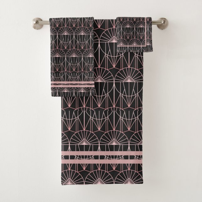 Art Deco Bath Towel Set (Insitu)