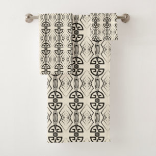 Art Deco Bath Towel Set