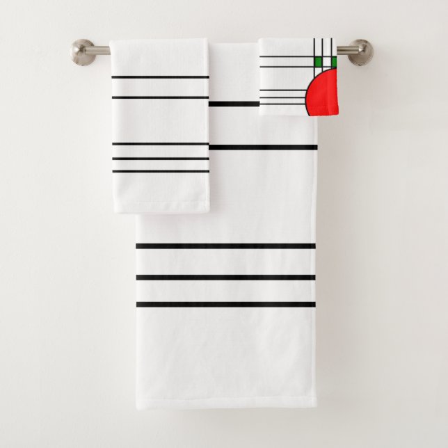 Art Deco  Bath Towel Set (Insitu)