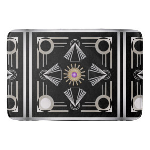 Art Deco Bathroom Mat