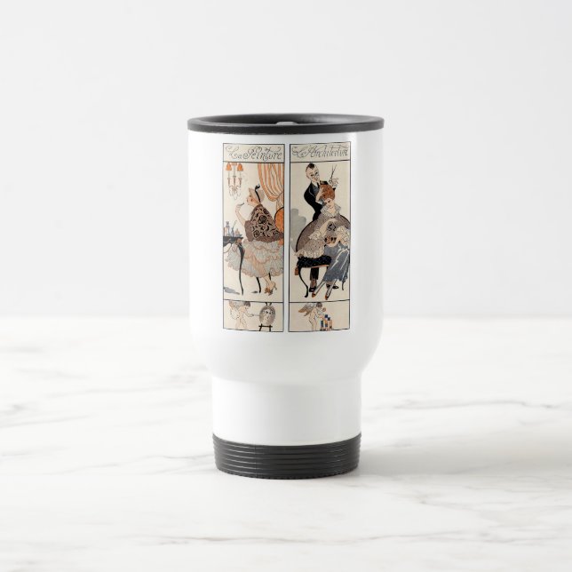 Art Deco Beauty Travel Mug (Center)