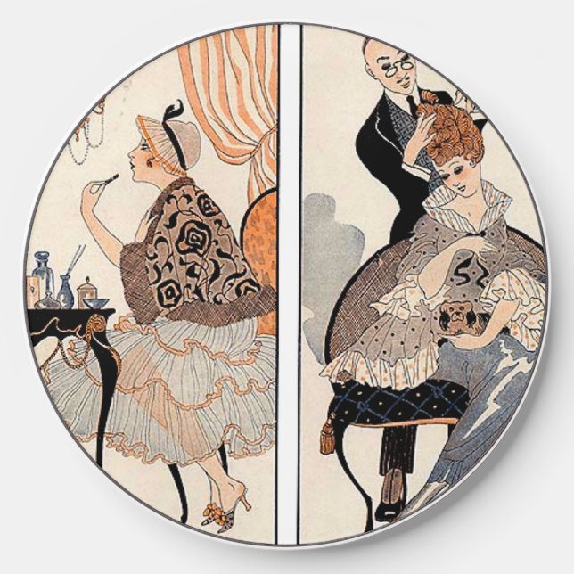 Art Deco Beauty  Wireless Charger (Front)