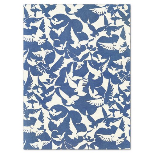 ART DECO BIRD PATTERN TISSUE PAPER