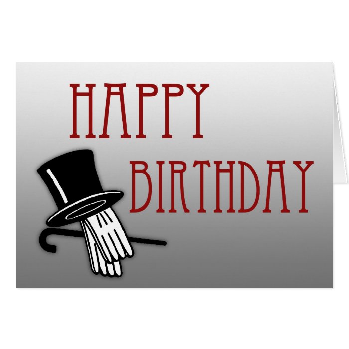 Art Deco Birthday Card