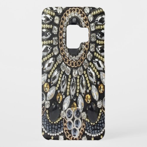 art deco black and gold bohemian pattern  Case_Mate samsung galaxy s9 case