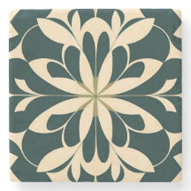 Art Deco Black Floral