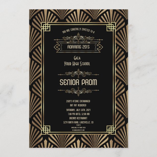 1920s Invitations 