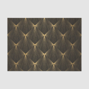 Art deco,black gold,chic,elegant,pattern,classy,tr tissue paper