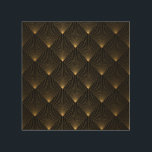 Art Deco: Black Gold Elegance.<br><div class="desc">Art Deco Pattern. Seamless black and gold background. Metallic shells or scales lace ornament. Minimalistic geometric design. Vintage lines. 1920-30s motifs. Luxury vintage illustration Rediscover Art Deco opulence with black and gold motifs in seamless decor. Art Deco lines unfold, timeless patterns of gold. twenties, roaring, deco, illustration, background, pattern, texture,...</div>