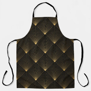 Art Deco: Black Gold Elegance. Apron