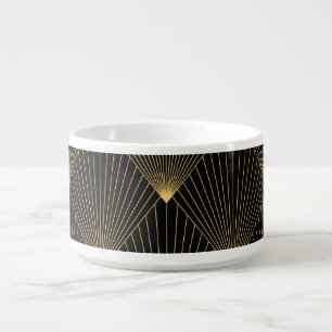 Art Deco: Black Gold Elegance. Bowl