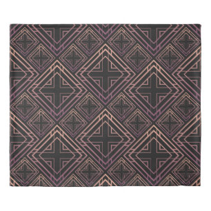 Art Deco Black-Gold Elegance Duvet Cover