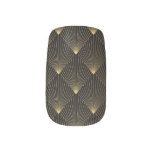 Art Deco: Black Gold Elegance. Minx Nail Art
