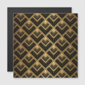 Art Deco Black Gold: Geometric (Front/Back)