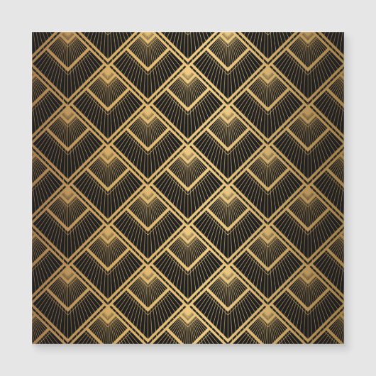 Art Deco Black Gold: Geometric (Front)