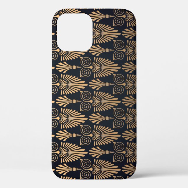 Art Deco Black Gold: Retro. Case-Mate iPhone Case (Back)