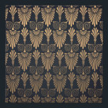 Art Deco Black Gold: Retro. Faux Canvas Print<br><div class="desc">Art deco wallpaper. Black and gold pattern. Background in retro style. Vintage vintage illustration Step back in time with this art deco wallpaper in black and gold. Art Deco Wallpaper in Black and Gold for Retro and Vintage things. background, pattern, abstract, illustration, texture, decor, paper, vintage, gold, wall, retro, black,...</div>