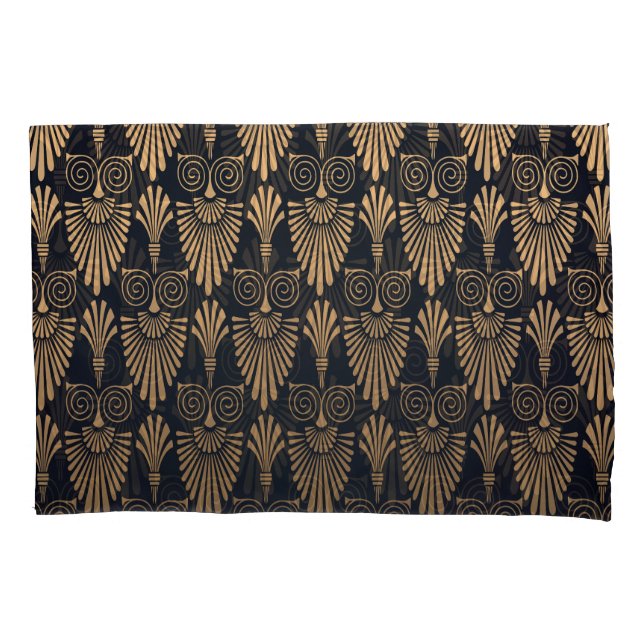 Art Deco Black Gold: Retro. Pillow Case (Front)
