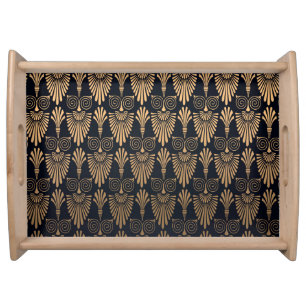 Art Deco Black Gold: Retro. Serving Tray