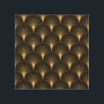 Art Deco Black Gold: Seamless Luxury<br><div class="desc">Art Deco Pattern. Seamless black and gold background. Metallic shells or scales lace ornament. Minimalistic geometric design. Vintage lines. 1920-30s motifs. Luxury vintage illustration Art Deco Luxury: Black and Gold Vintage Elegance. Dive into the elegance of an Art Deco masterpiece. art, deco, pattern, ornament, background, illustration, texture, decor, vintage, gold,...</div>