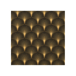 Art Deco Black Gold: Seamless Luxury