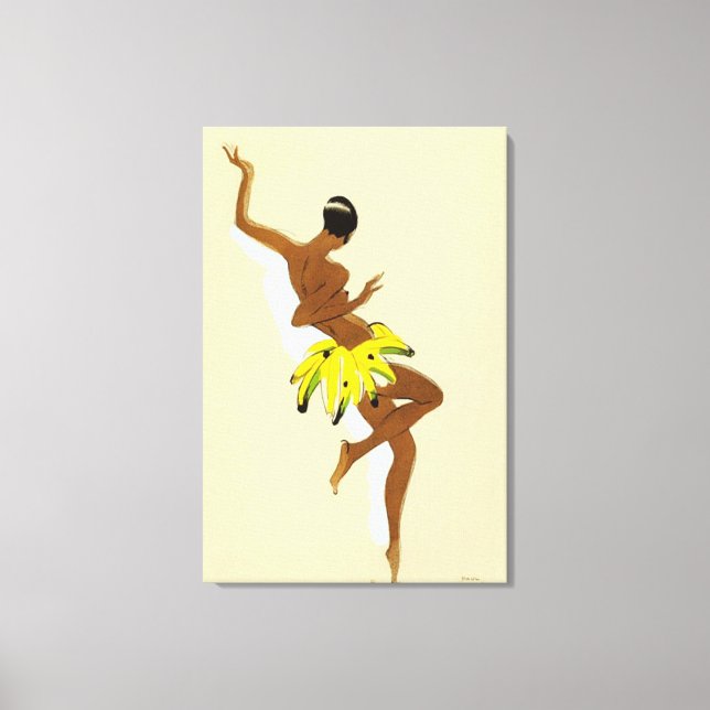 Art Deco | Black Thunder by Paul Colin Canvas Print (Front)