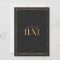 Faux Deckle Edge Paper Wedding Invitation Template