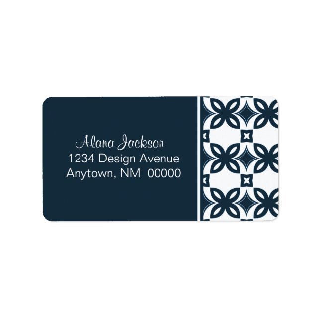 Art Deco Blooms Address Labels (Front)