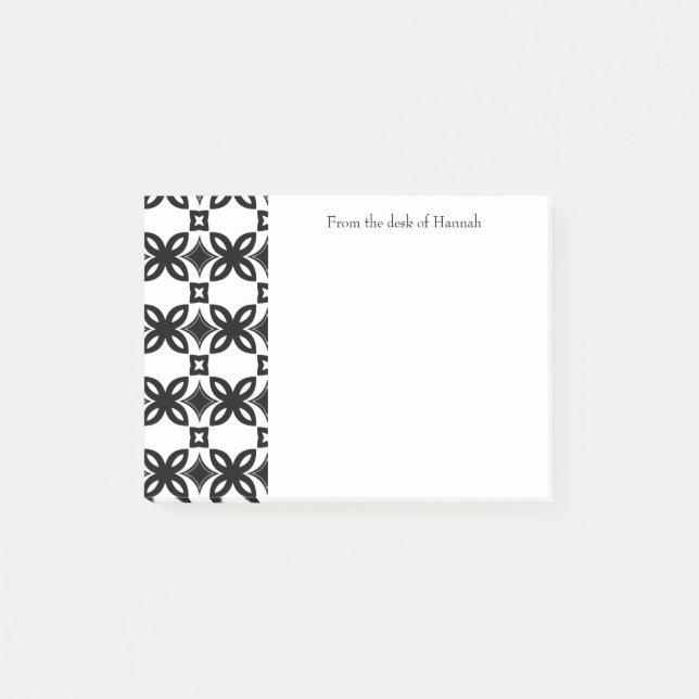 Art Deco Blooms Personalized Notes (Front)