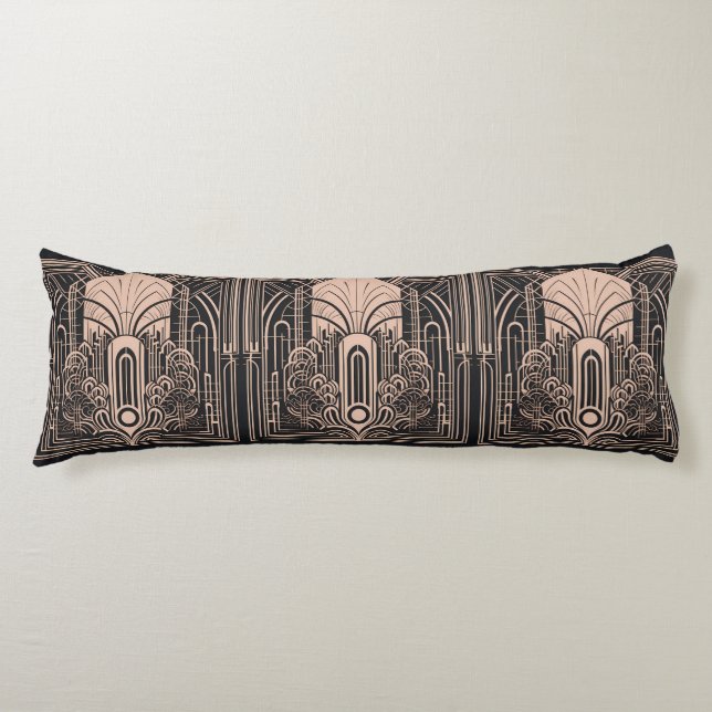 Art Deco Body Pillow (Front)