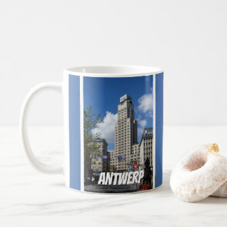 Art Deco Boerentoren Cityscape, Antwerp Coffee Mug