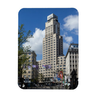 Art Deco Boerentoren Cityscape, Antwerp Magnet