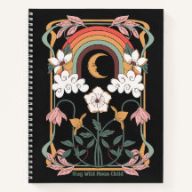 Art deco boho cottagecore Stay wild moon child
