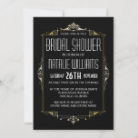 Art Deco Bridal Shower 20&#39;s Vintage Retro Invitati Invitation at Zazzle