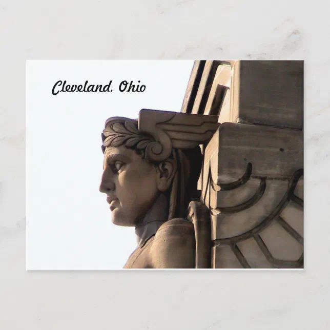 Art Deco Bridge Guardian(Cleveland) Postcard Zazzle