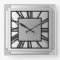 Art Deco, brushed silver
