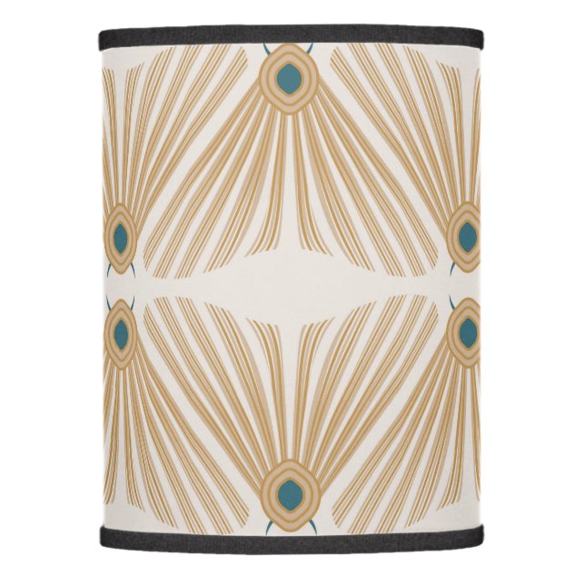 Art Deco bugs pastel Lamp Shade (Front)