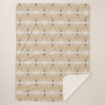 Art Deco bugs pastel Sherpa Blanket