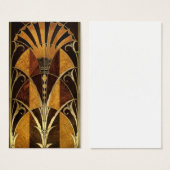 Art Deco Burl Wood (Front & Back)