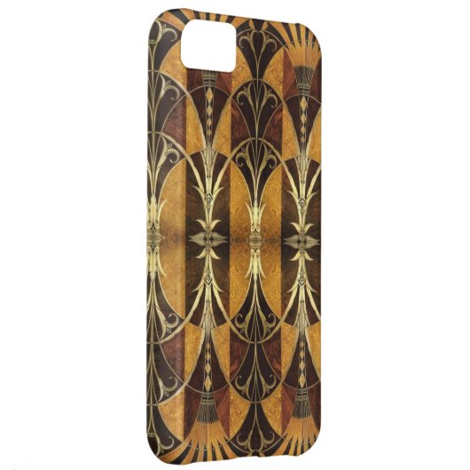 Art Deco Burl Wood Case-Mate iPhone Case (Back/Right)