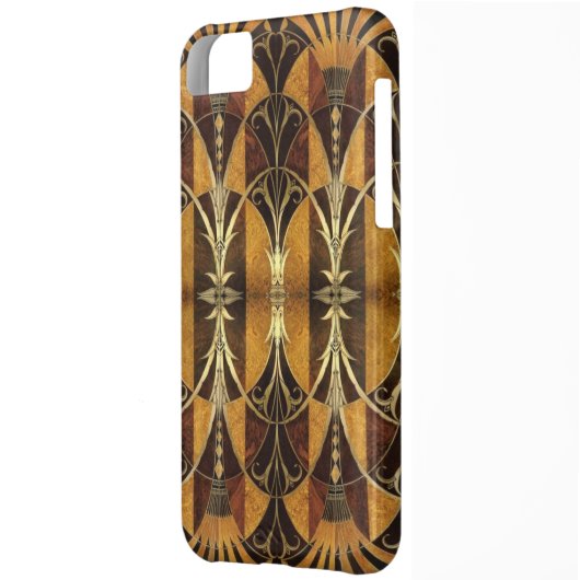 Art Deco Burl Wood Case-Mate iPhone Case (Back Left)