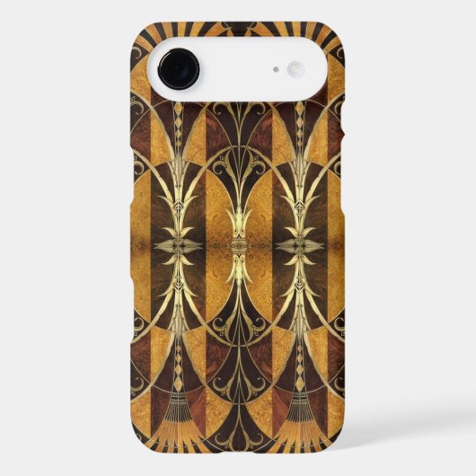 Art Deco Burl Wood Case-Mate iPhone Case (Back)
