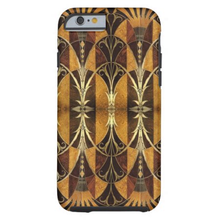 Art Deco Burl Wood Tough Iphone 6 Case