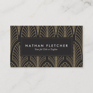 Art Deco Business Cards