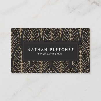 Art Deco Business Cards by businessessentials at Zazzle